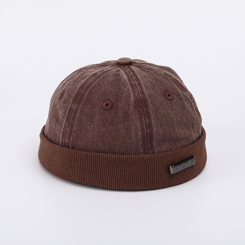 

Унисекс Японская Ретро Хипстерская Шапка без Полей - Стиль Купола Adjustable