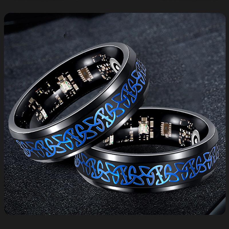 Four-Leaf Clover Smart Ring: Heart Rate, Blood Oxygen, Sleep, and Activity Tracker - Matching Set for Couples.