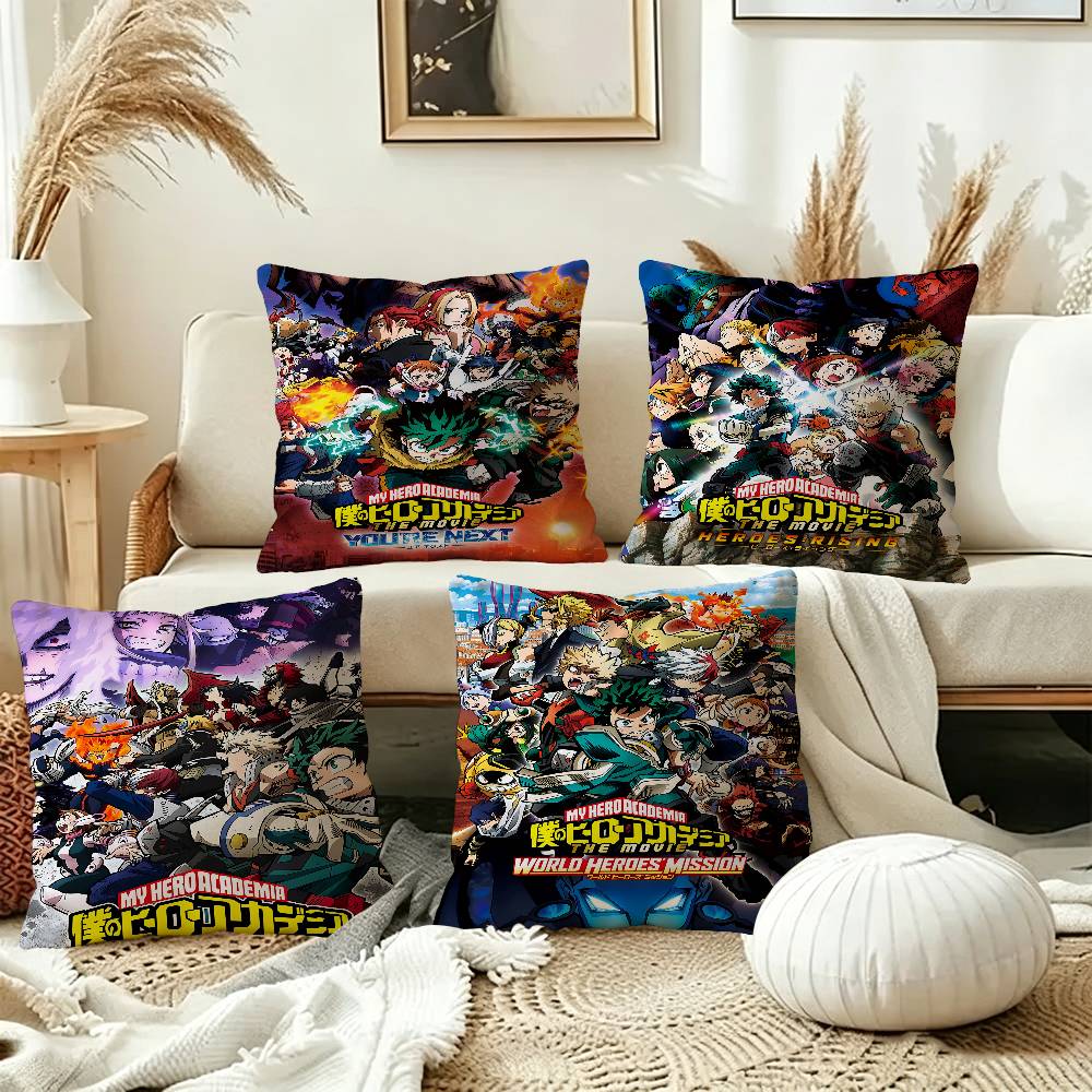 Anime MMy Hero Academia Personalized Pillow Cover Kids Bedroom Wild Party Decor Pillowcase kid Birthday shower Gift