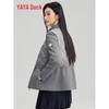 Yaya 2025 Women's Lightweight Stand Collar Short Down Jacket