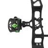 M1 5-Pin Bow Sight Black Aluminum Alloy Ambidextrous Flip-Up Archery Sight with Light for Compound Recurve Bow Hunting Shooting
