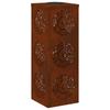 Solar LED Path Light 2 Pcs Rustic Weatherproof Steel