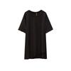 Plus Size Women's Summer T-Shirt Dress 2024 - Short Sleeve, Loose Fit, Mid-Length