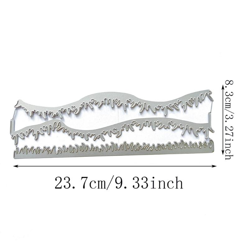 Metalen Snijmallen Gras Frame Scrapbooking Decor Embossing Papieren Kaarten Sjabloon
