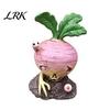Funny Fruit Zombie Statue Halloween Vegetable Statue, Spooky Carrot Potato Garden Durable Outdoor Resin Decor Sculpture, Decoration for Patio,