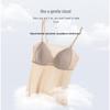 Tangge Mulberry Silk Padded Camisole with Slimming High Elasticity and Beautiful Back Design