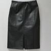 Practical Windproof Ultra Soft Long Lasting Knee-Length Women Warm Bodycon Skirt For Date Midi