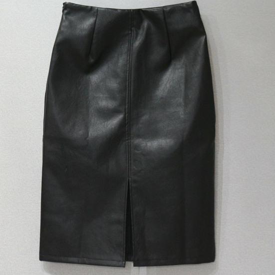 Practical Windproof Ultra Soft Long Lasting Knee-Length Women Warm Bodycon Skirt For Date Midi