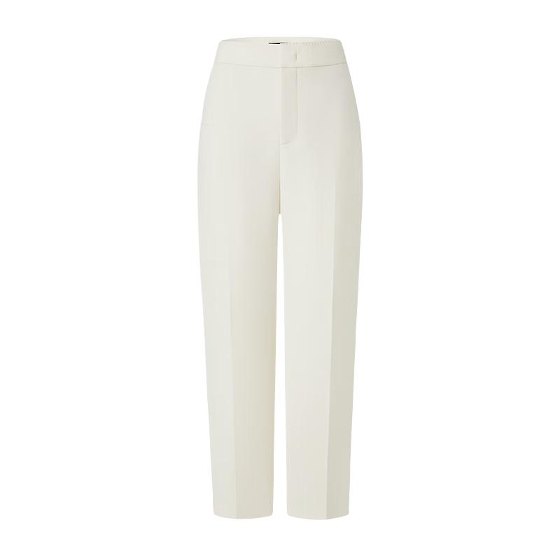 

PORTS Women s Straight Wool-Silk Casual Trousers XS