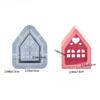 DIY Glue Drop Mold Love House Candlestick Silicone Mold Gypsum Candle Decoration Mold