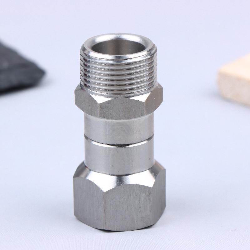 M22 14 mm/15 mm Obrotowe złącze myjki ciśnieniowej - 360° Bez zagięć Anti-Twist 5000 PSI Gwint zewnętrzny pistoletu do węża