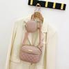 Cozy Up Xiaoxiangfeng Two-piece Travel Crossbody Diamond Grid Bag