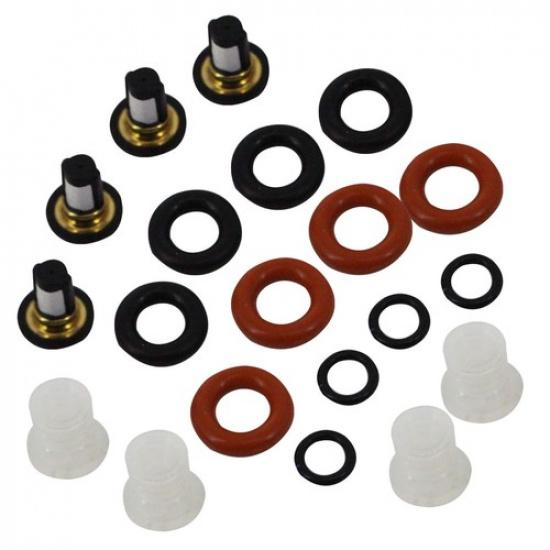 NEW Fuel Injector Repair Kit O-Rings Filters Seals Caps Fits For Honda Civic CRV