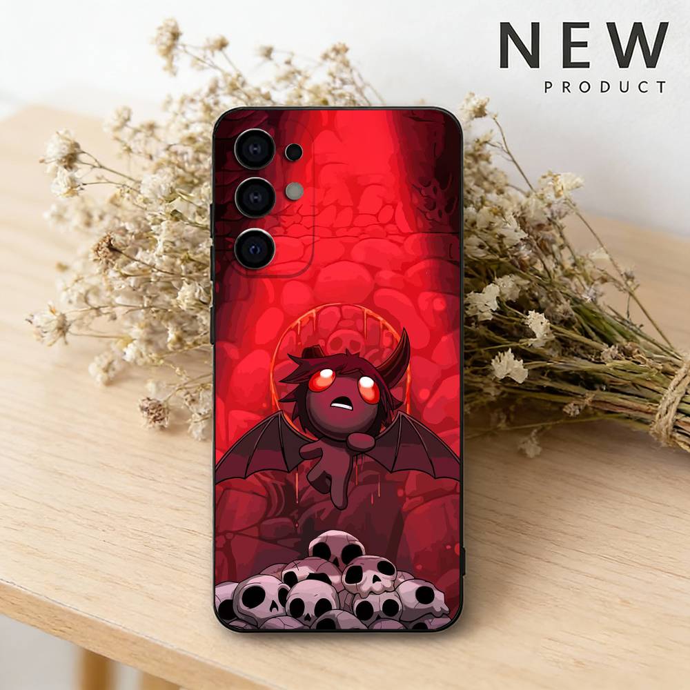 

Game T-The B-Binding of Isaac phone Case For Samsung S26,25,24,21,22,23,30,20,Ultra,Plus,Fe,Lite Black Soft Cover Samsung S25ULTRA