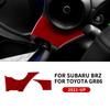 Echte weiche Kohlefaser für Subaru BRZ Toyota GR86 2021 2022 2023 2024 Aufkleber für RHD LHD Dekorrahmen Innenverkleidung Zubehör