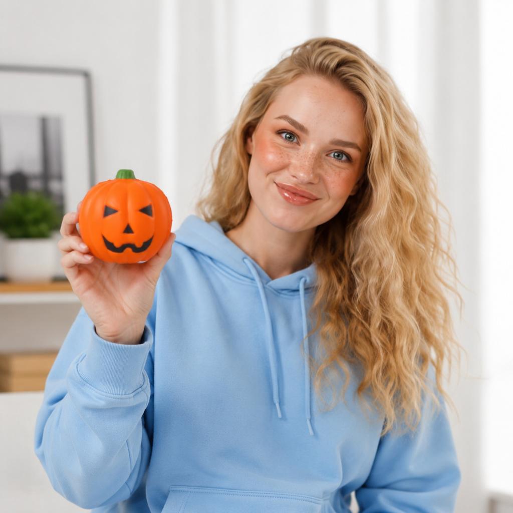 Pumpkin Shape Slow PU Toy - Sensory Toy for Kids and Adults