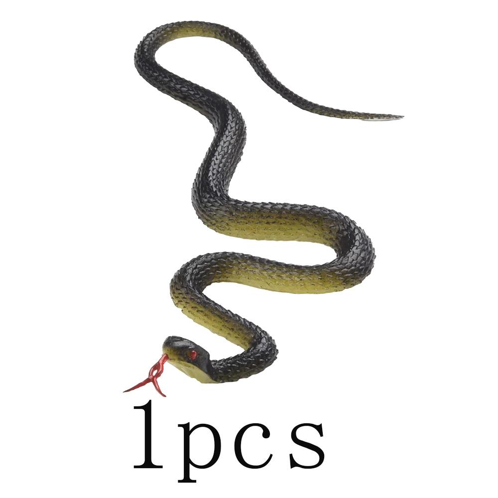 

1-4 шт. Искусственная реалистичная игрушечная змея Хэллоуин, чтобы пугать птиц, реквизит, игрушки для розыгрышей, аксессуары, имитация змеи, садовое украшение