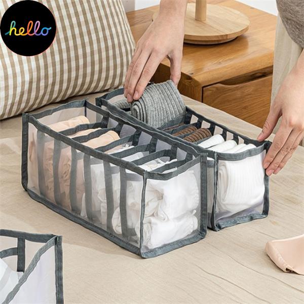 Folding Closet Organizer Panties and Socks Storage Boxes Wardrobe Clothes Underwear Organizer Drawers Clothes Separator