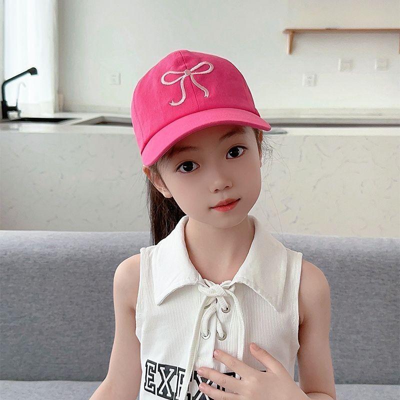 Children's Baseball Caps Can Be Tied Into A Ponytail. Girls' Sun Hats For Shade In Summer. Wide-brimmed Baseball Caps From The Sun.