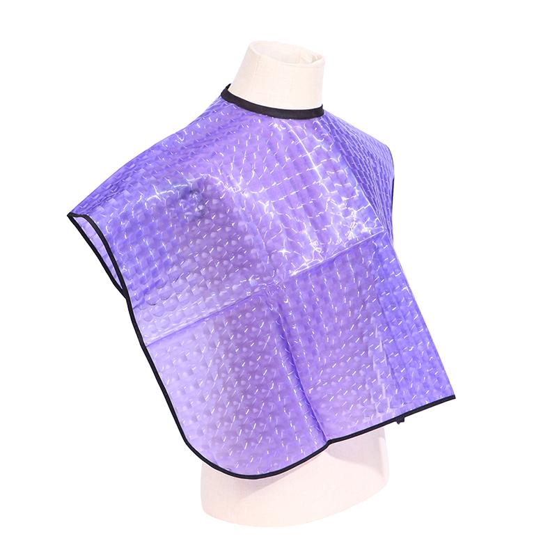 Krótki Fartuch Fryzjerski Peleryna do Farbowania Włosów Wielorazowa Wodoodporna Peleryna Salonowa