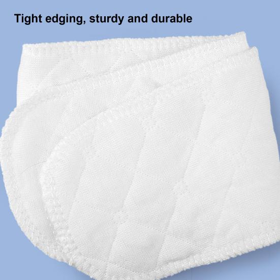 5 Pcs Cotton Bra Liners 3 Layer under Breast Sweat Absorber Pads Reusable Washable Bra Liners for Women