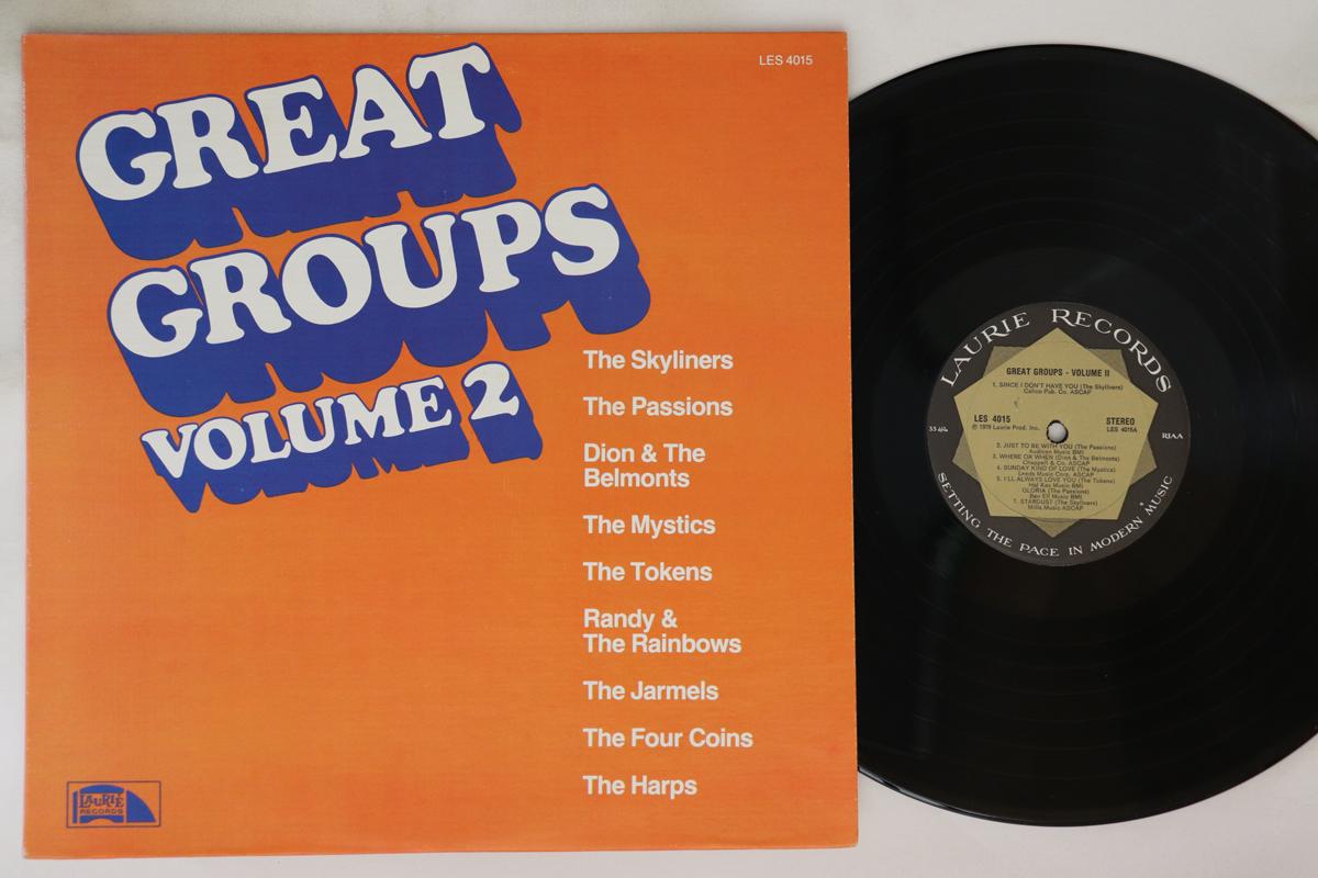 

LP Record VARIOUS - Great Groups Volume 2 LES4015 Laurie Records 1979 US Rock Used