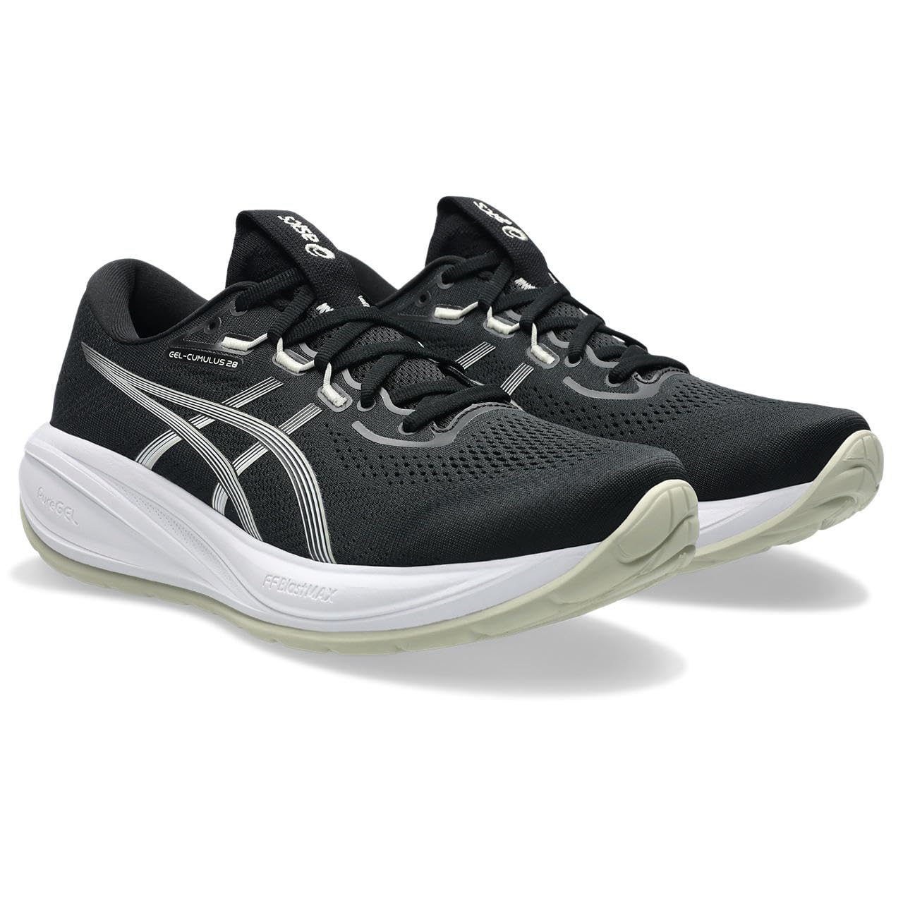 [ASICS] Running Shoes GEL-CUMULUS 28 1011C146 Men s 002 (Black/White) 27.5 cm 4E
