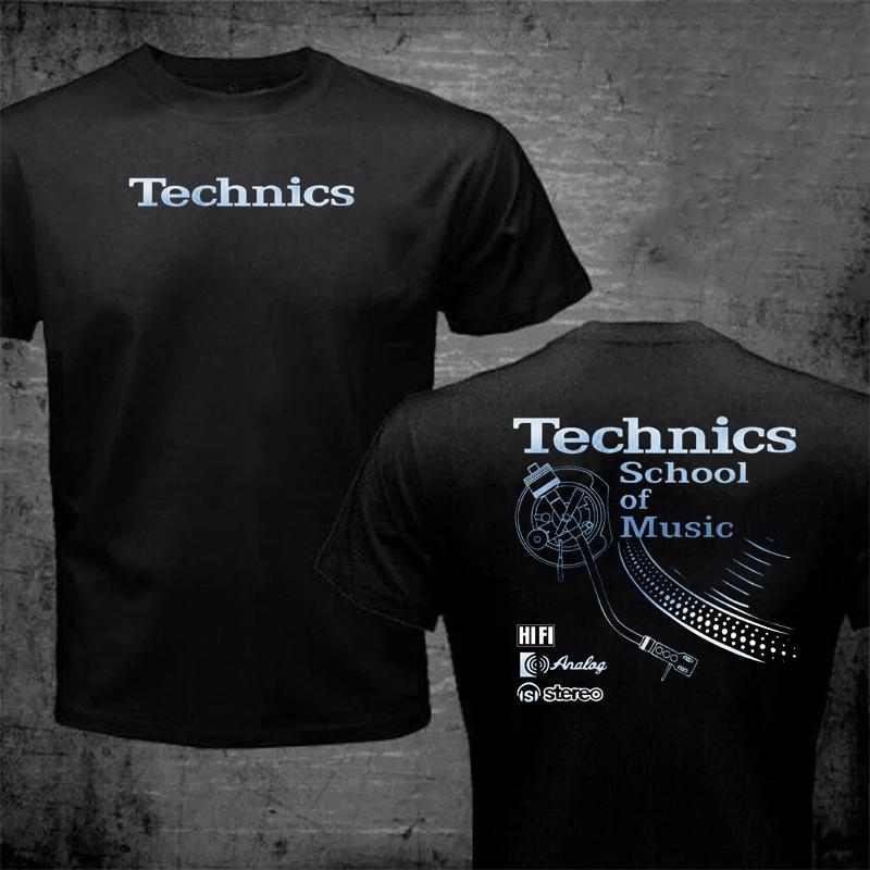 Vintage Deejay Shirt Long Play Tshirt Technics School Of Music T Shirt Unisex Retro Dj Music Tshirt Hot Sale Fashion Top Tee Shirt
