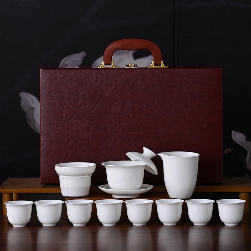 

Ru Han Ceramic Tea Set with Wind Chime Cups
