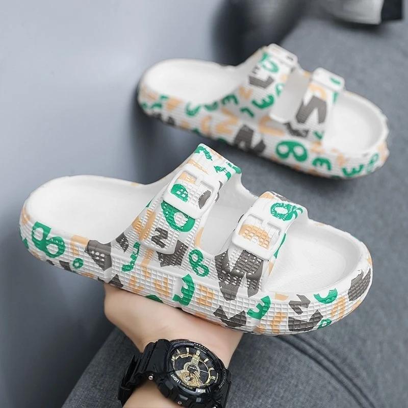 Fashion Sandals Man Beach Eva Platform Slippers for Men Outdoor Summer Sale Original Low Price Elegant Cheap Liquidation Fun Y2k Shoes