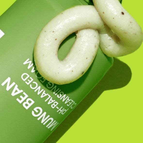 BEPLAIN Mung Bean Mild Acidic Cleansing Foam 80 mL / 160 mL (6 Options)
