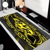Borussia Dortmund Theme Premium Non-slip Mouse Pad with Stitched Edges,Durable Rubber Material,for Desktop & Gaming Great Gifts