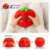 Durable Stress Reliever Cartoon Strawberry Relief Toy, Giant Squeeze Fake Portable Fruit Sensory Fidget Toy for Home Office School Anxiety