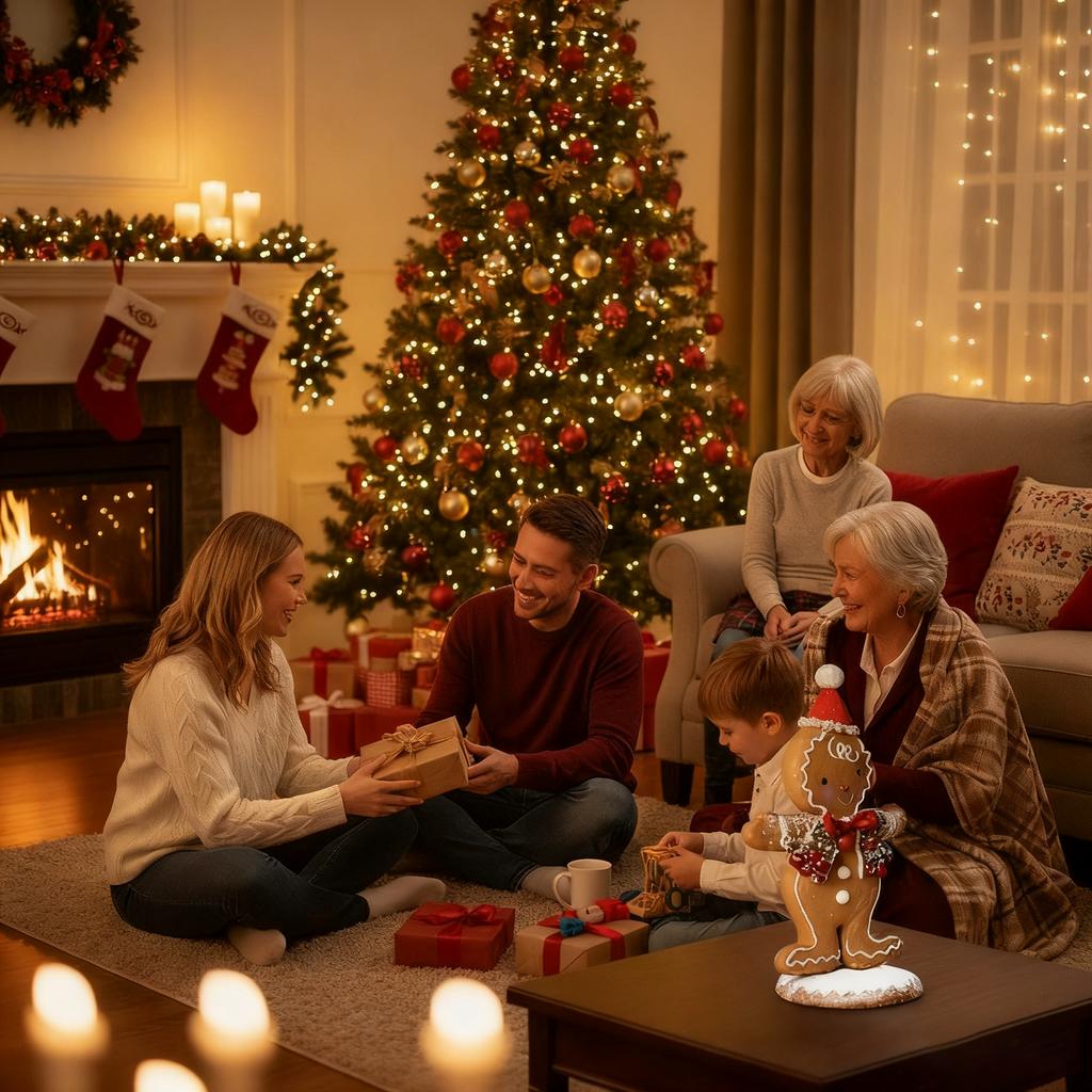 Christmas Resin Ornaments Christmas Atmosphere Decoration Home Window Desktop Ornaments