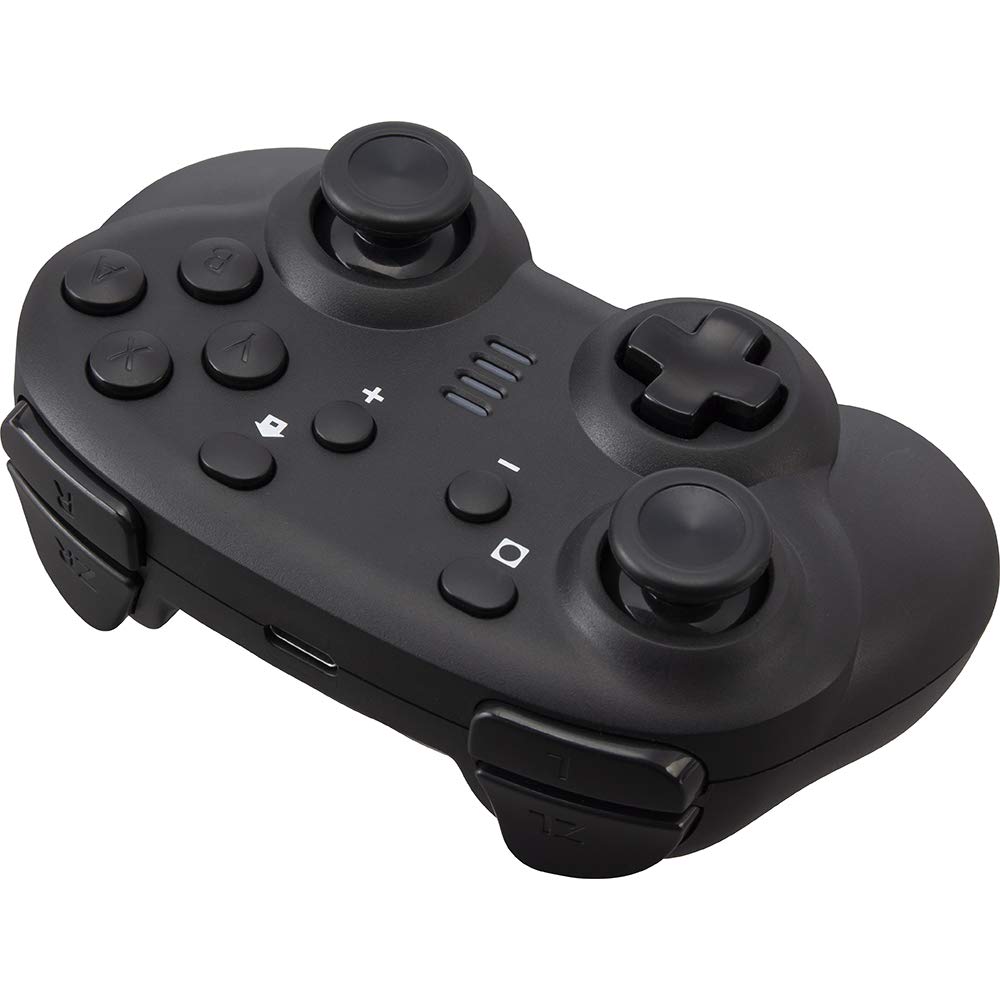 CYBER Gyro Controller Mini Wireless Type Black Switch (for Switch) -