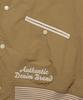 Lee Nylon Collar Varsity Jacket Beige