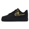 Air Force 1 TNT Liquid Metal S Cushioning Slip Resistant Low Top Skateboard Shoes Unisex Black Gold CW2288-001(Team1697-TNTS)