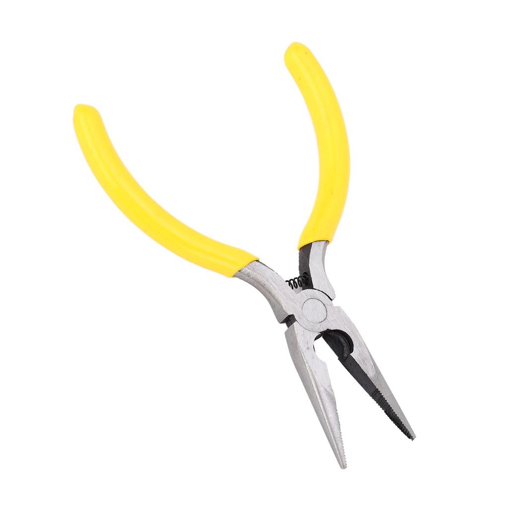 5 Inch Needle Nose Pliers Rustproof High Carbon Steel Pliers with Skid Resistant Ergonomic Rubber