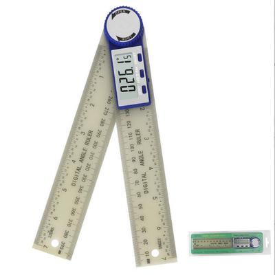 Electronic Angle Meter 360 Degree Protractor Digital Goniometer Carpentry Tools Angle Finder Multifunctional Metal Square Ruler
