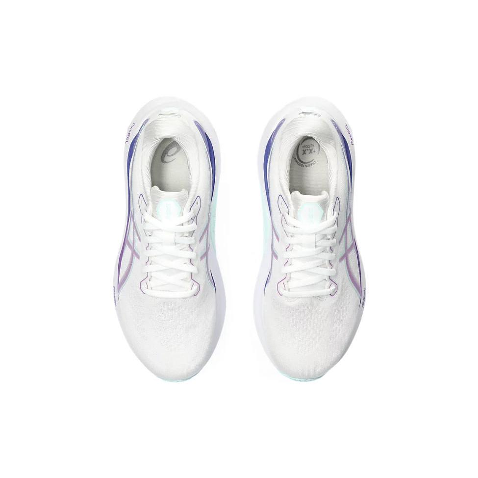 New Asics Gel Kayano 30 White Cyber Grape Women's 1012B357-100