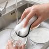 3/6PCS Non-Scratch Kitchen Scouring Pad Microfiber Cleaning Sponges Double-Sided Dishcloth  Sink