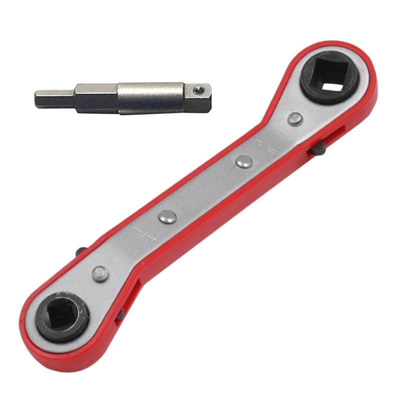 

Hvac Service Wrench Refrigeration Service Wrench 1/4 3/8 3/16 5/16 Ratcheting Service Wrench Air Conditioning