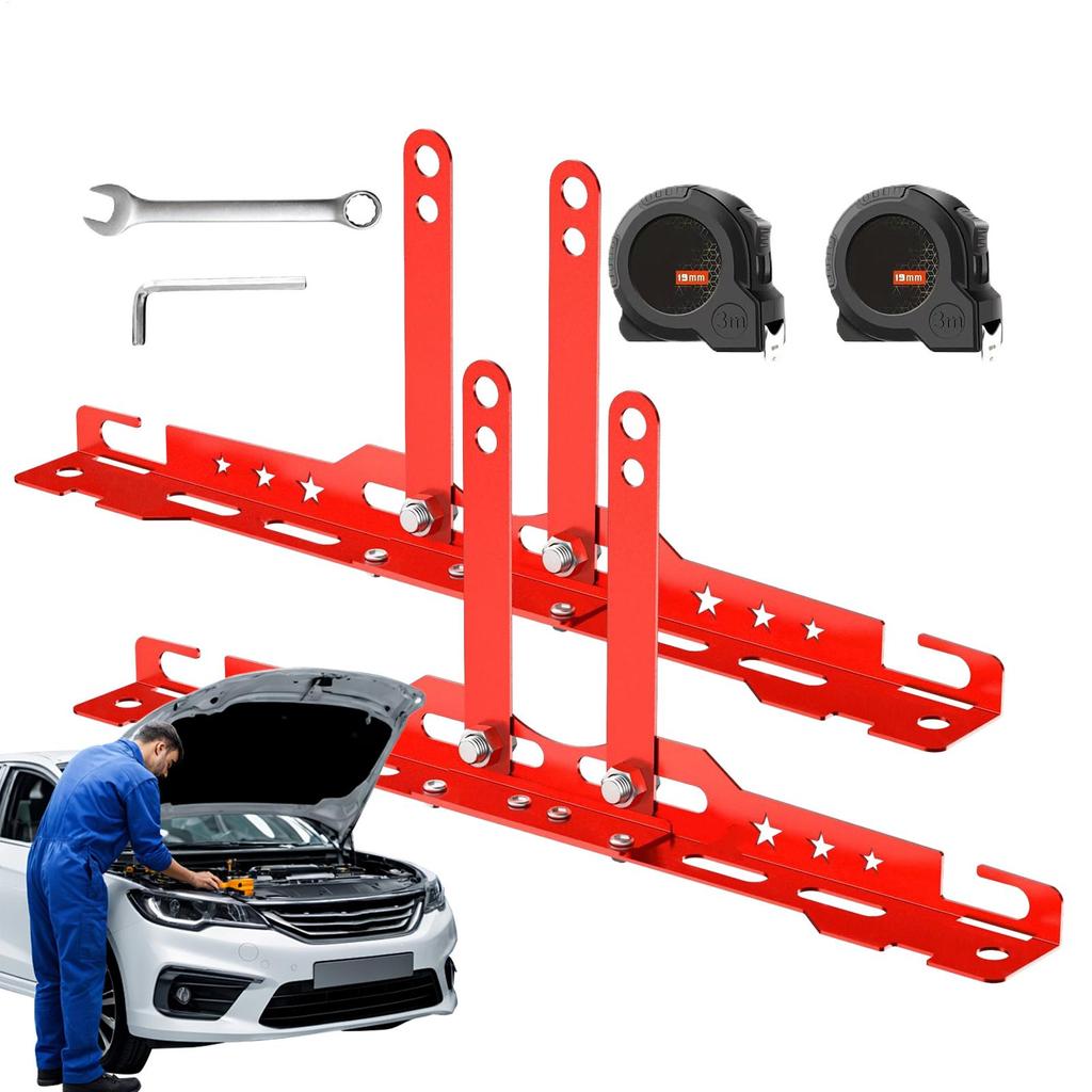 Heavy Duty Car Wheel Alignment Tool Aluminium alloy Toe Plates Accurate Wheel Alignment Measurements Wheel Alignment Tool