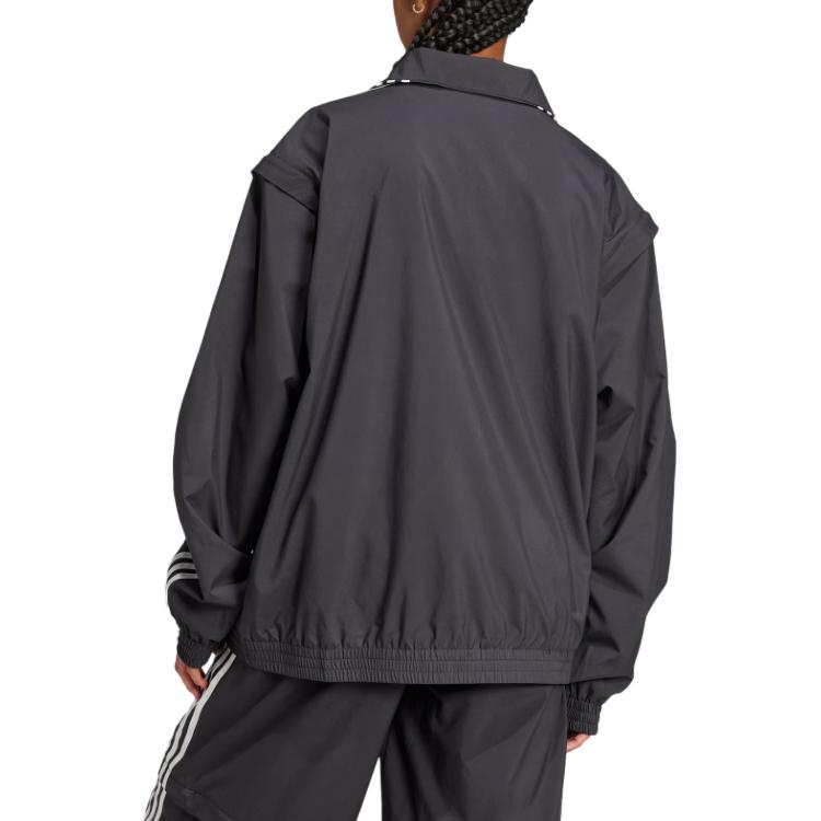 Adidas Originals Woven Firebird Adilenium Zip off Track Top Jackets & Coats Women's Black JM9251