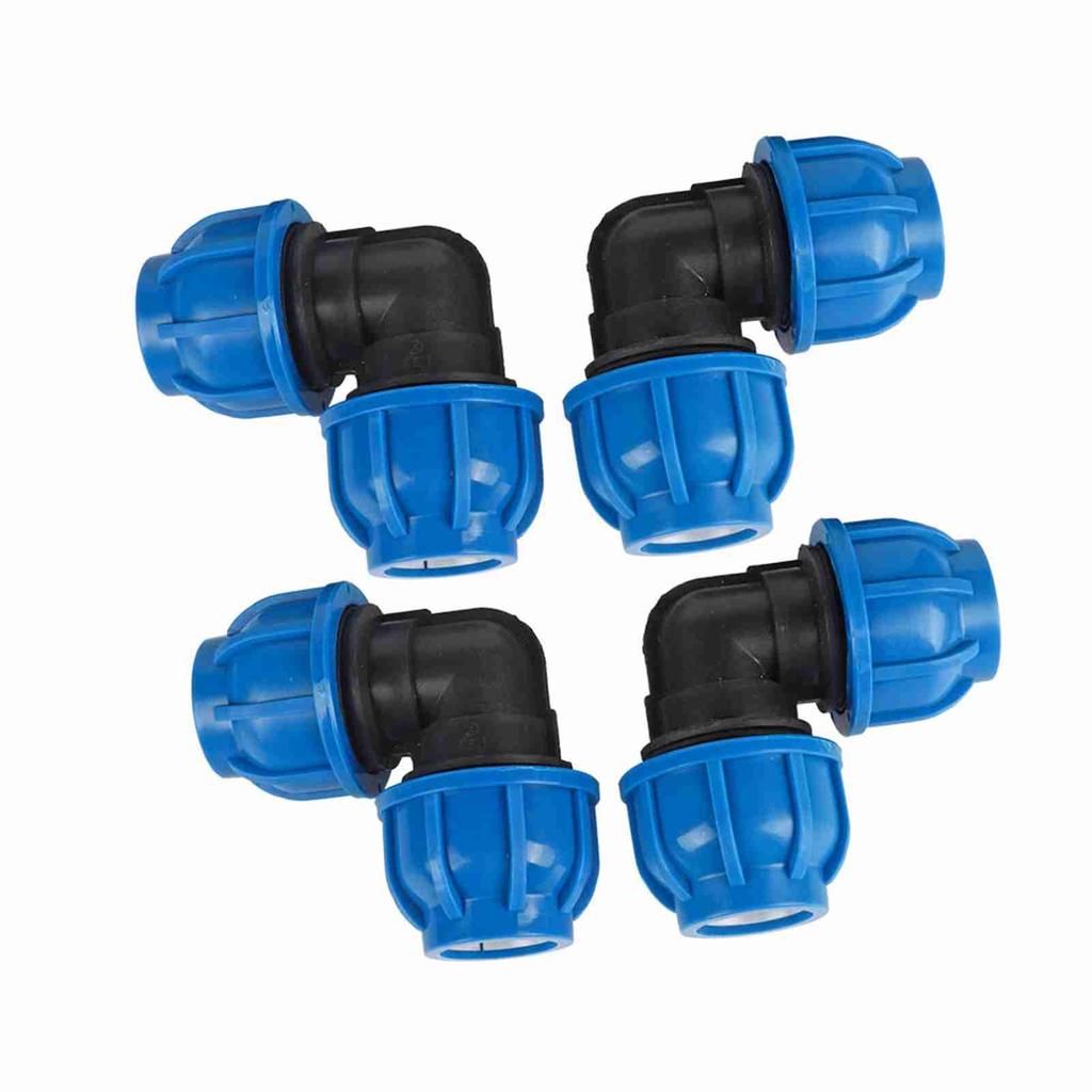 4 st PE-plast 32 mm till 32 mm Vinkeladapteranslutning Vattenrörsfittings Tillbehör