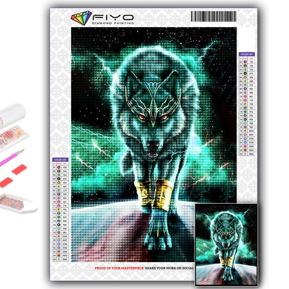 5D DIY Diamond Painting Ferocious Animal Cross Stitch Diamond Art Embroidery Mosaic Home Deco