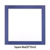 Children's Art Craft Cardstock: 20 Sheets of Colored, Thick, Square Paper with Round Borders