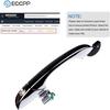 ECCPP Door Handle Chrome Exterior Outer Outside Front Driver Side for 2005-2010 for Chrysler 300 2005-2008 for Dodge Magnum