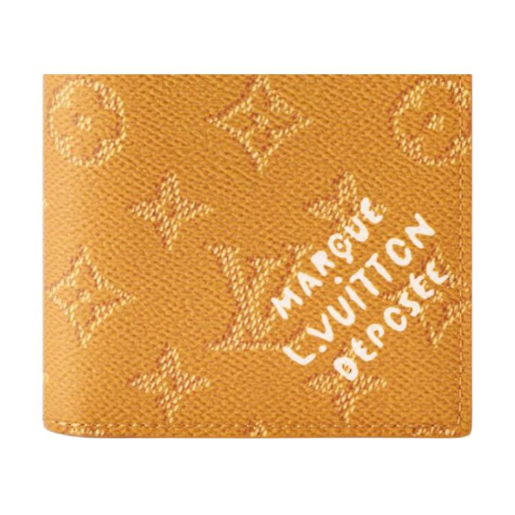 Louis Vuitton Passport Cover Saffron Yellow Monogram Canvas Men Wallets M26834