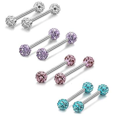 5mm Ball Tongue Stud & Nipple Ring Piercing Jewelry